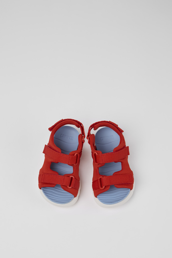 Camper Oruga - Rote Textilsandalen