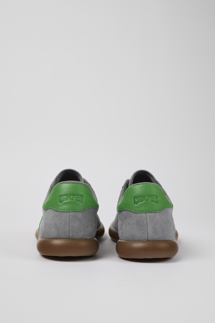 Camper Pelotas Soller - Grauer Damensneaker aus Nubukleder/Leder