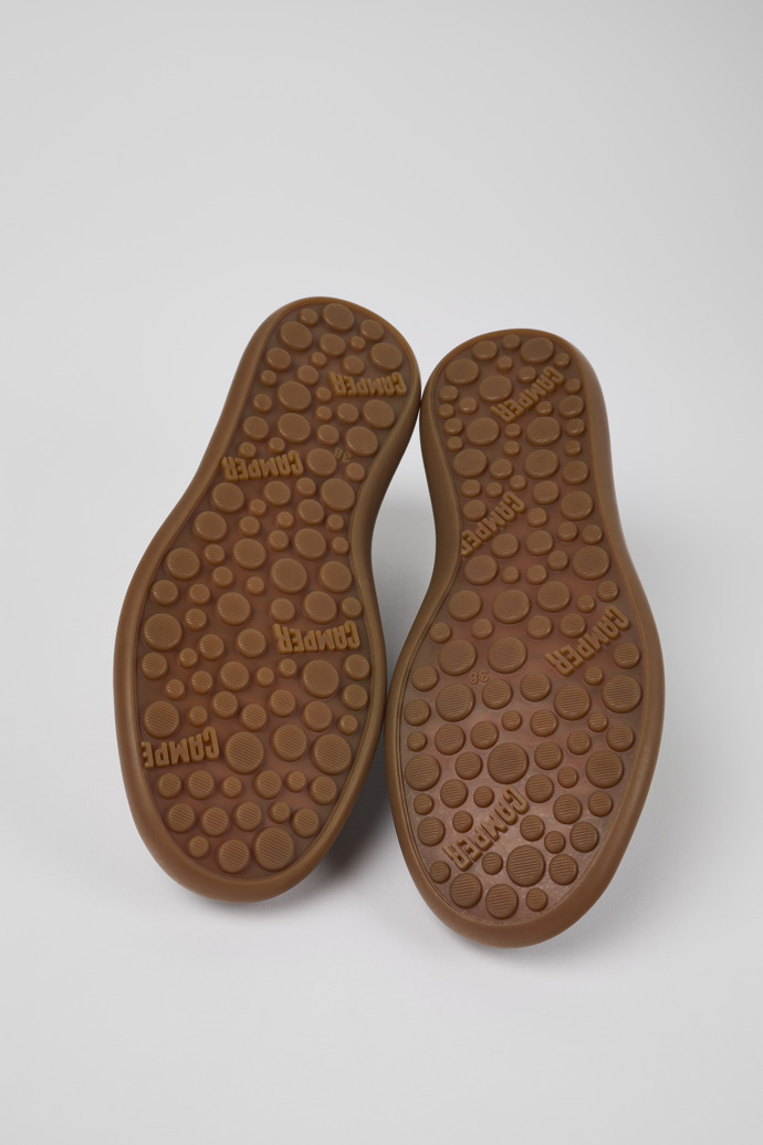 Camper Pelotas Soller - Grauer Damensneaker aus Nubukleder/Leder