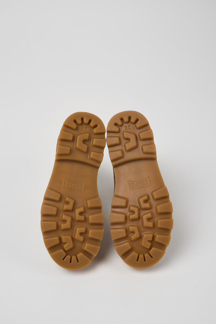 Camper Brutus - Braune Kinderstiefelette aus Leder