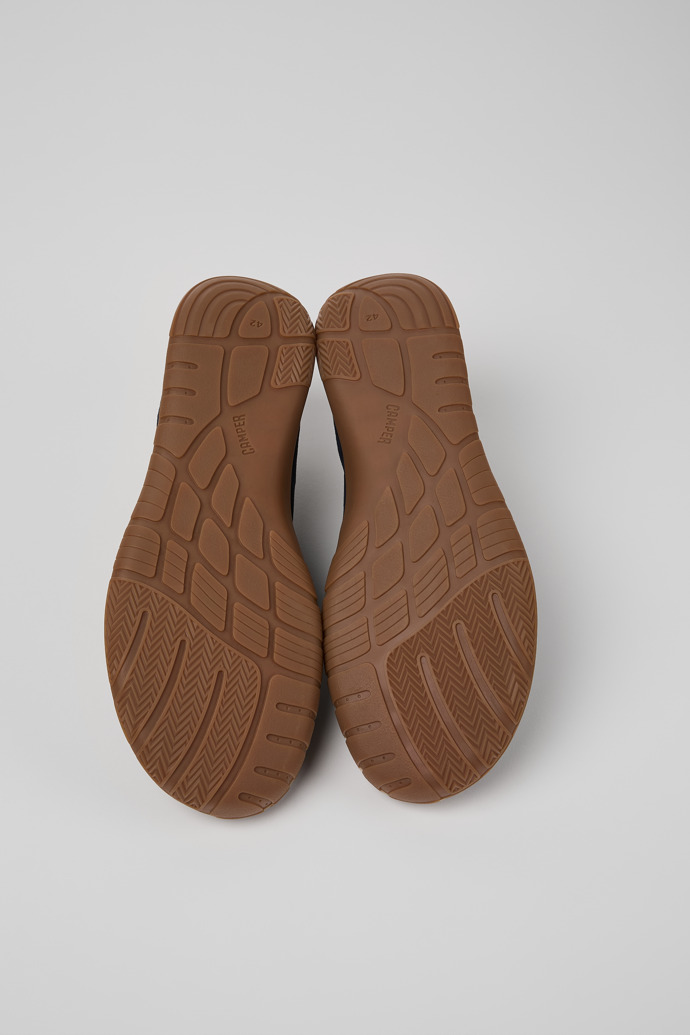 Camper Peu Path - Blauer Herrensneaker aus Nubukleder.
