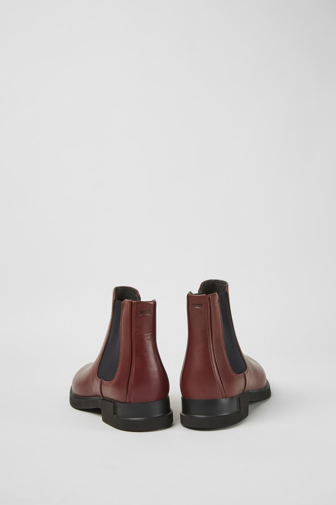 Camper Iman - Weinrote Lederstiefelette
