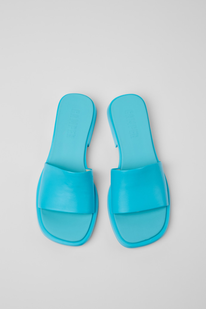 Camper Dana - Blaue Ledersandale für Damen.