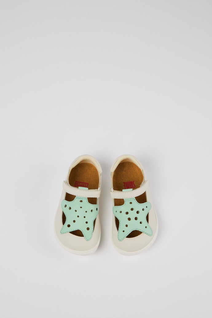 Camper Twins - Weißer Lederschuh