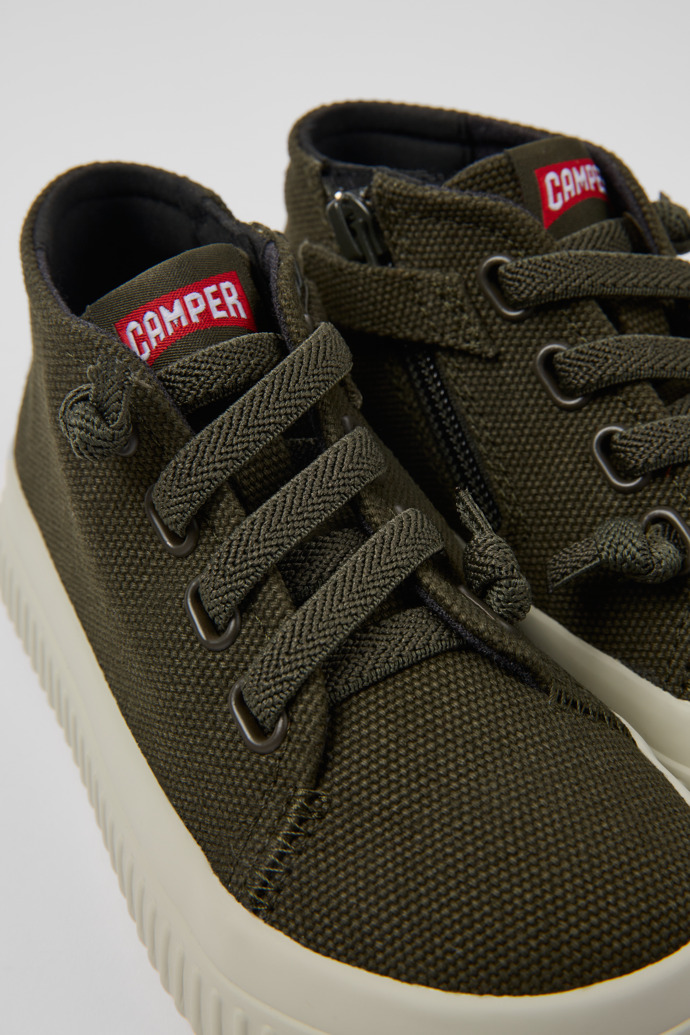 Camper Peu Roda - Grüner Kindersneaker aus Textil
