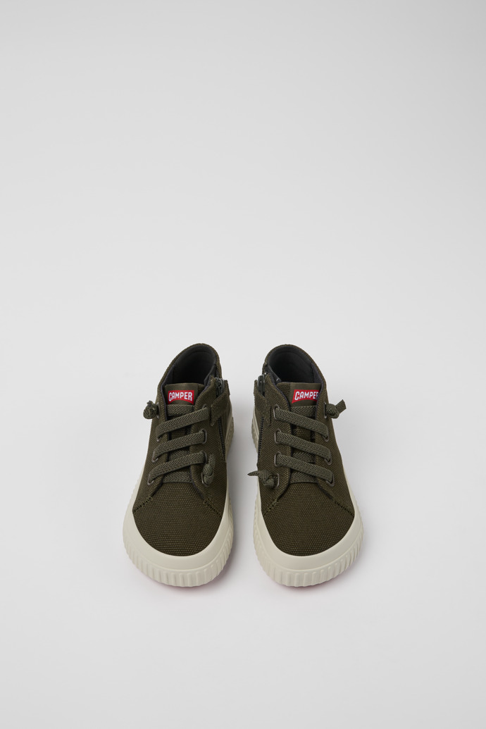 Camper Peu Roda - Grüner Kindersneaker aus Textil