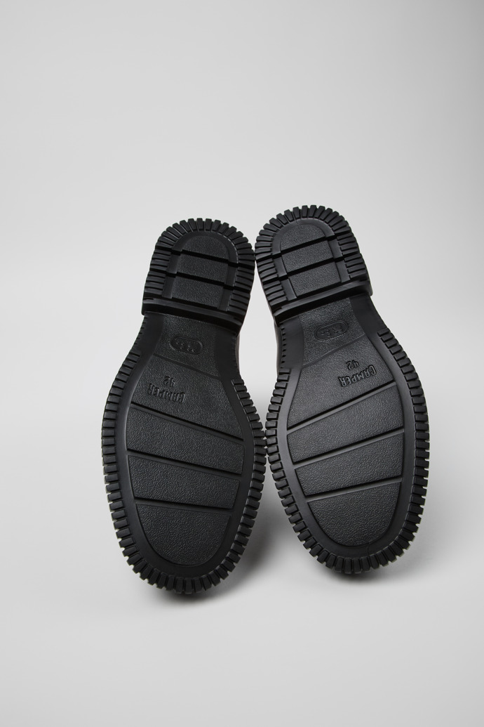 Camper Pix - Schwarze Herrenstiefelette aus Leder.