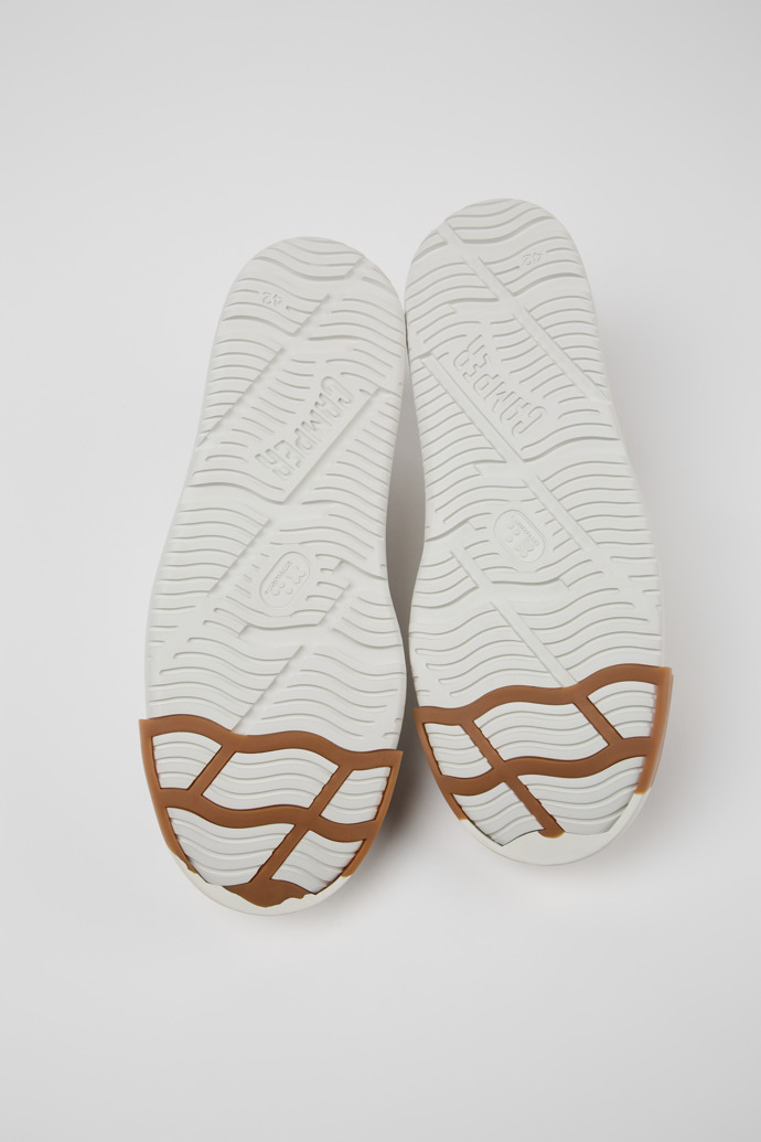 Camper Junction Runner - Weißer Herrensneaker aus Leder.