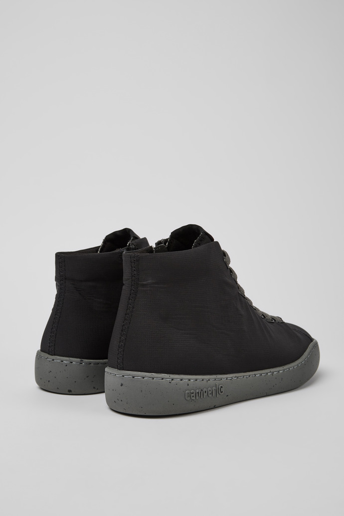 Camper Peu Touring - Schwarzer High-Top-Sneaker aus Textil für Herren.