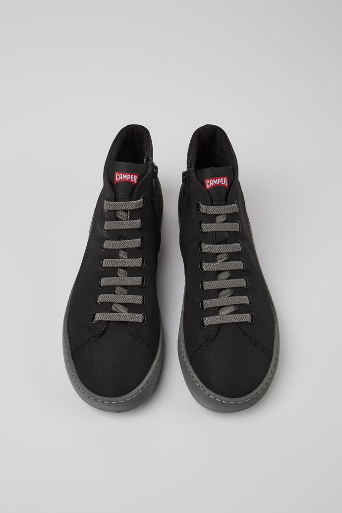 Camper Peu Touring - Schwarzer High-Top-Sneaker aus Textil für Herren.