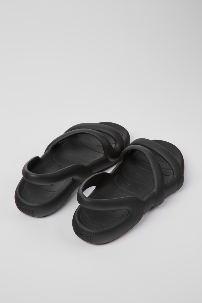 Camper Kobarah Flat - Schwarze Sandalen.