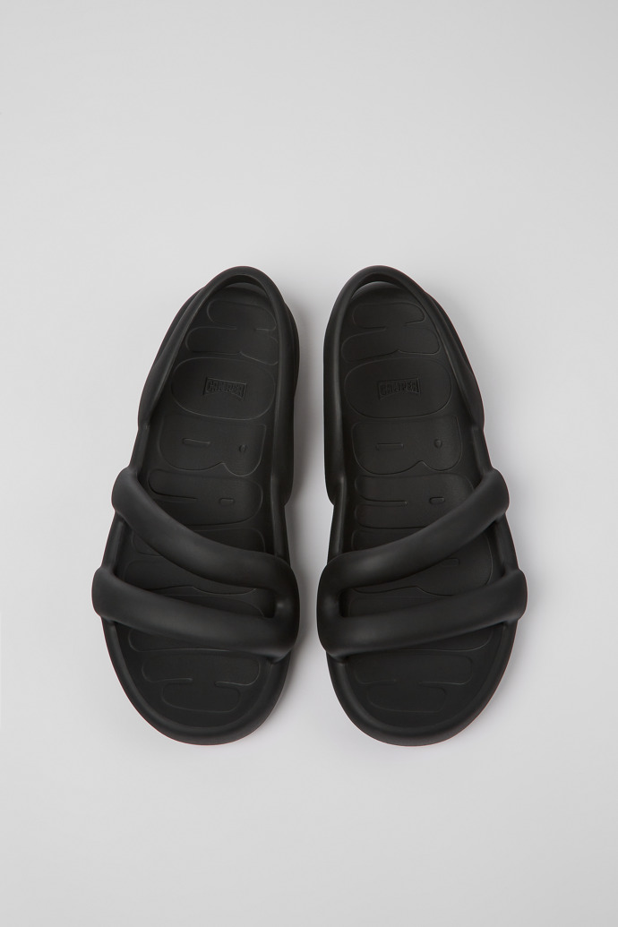 Camper Kobarah Flat - Schwarze Sandalen.