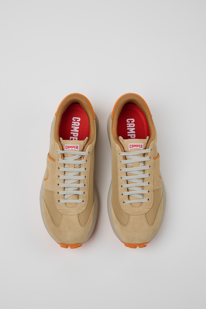 Camper Pelotas Athens - Mehrfarbiger Damensneaker aus recyceltem PET und Nubukleder.