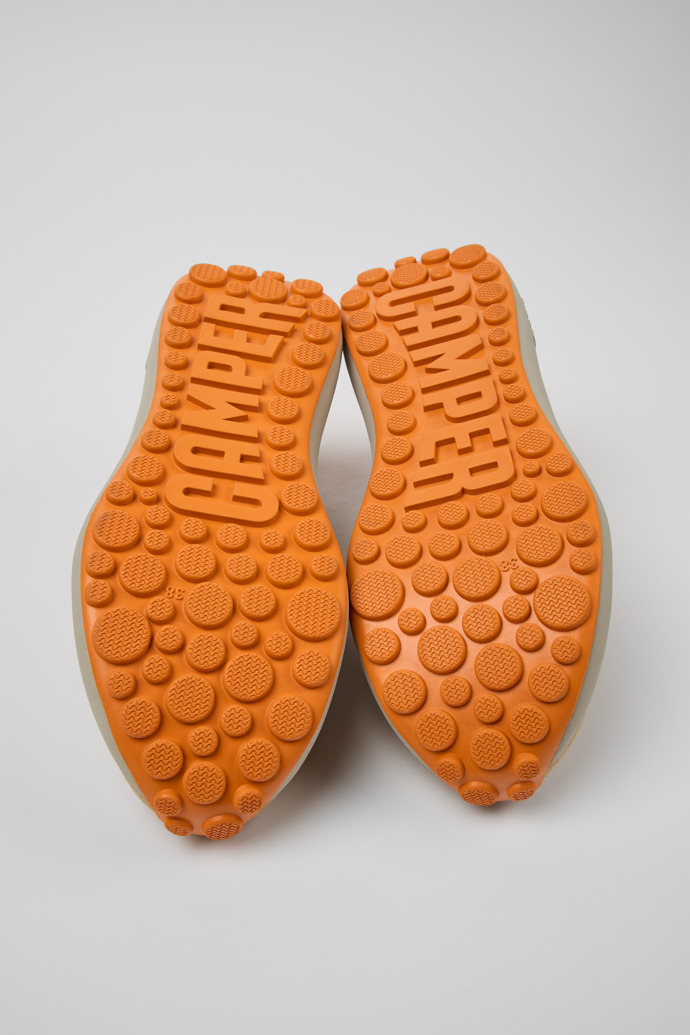 Camper Pelotas Athens - Mehrfarbiger Damensneaker aus recyceltem PET und Nubukleder.