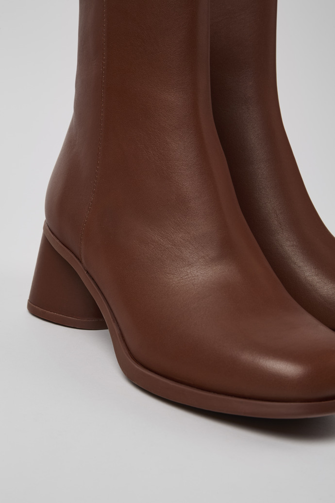 Camper Kiara - Roter Damenstiefel aus Leder