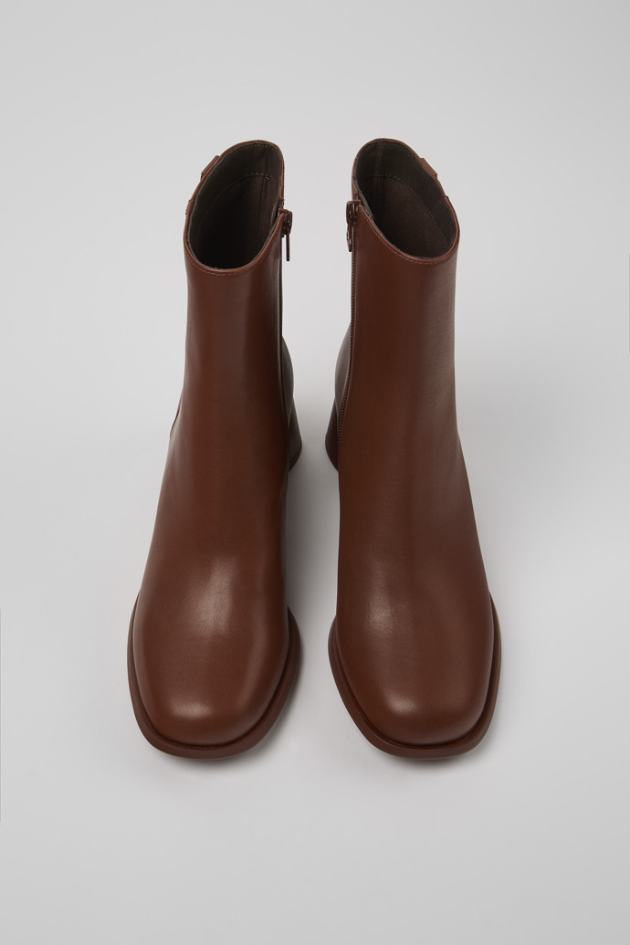 Camper Kiara - Roter Damenstiefel aus Leder