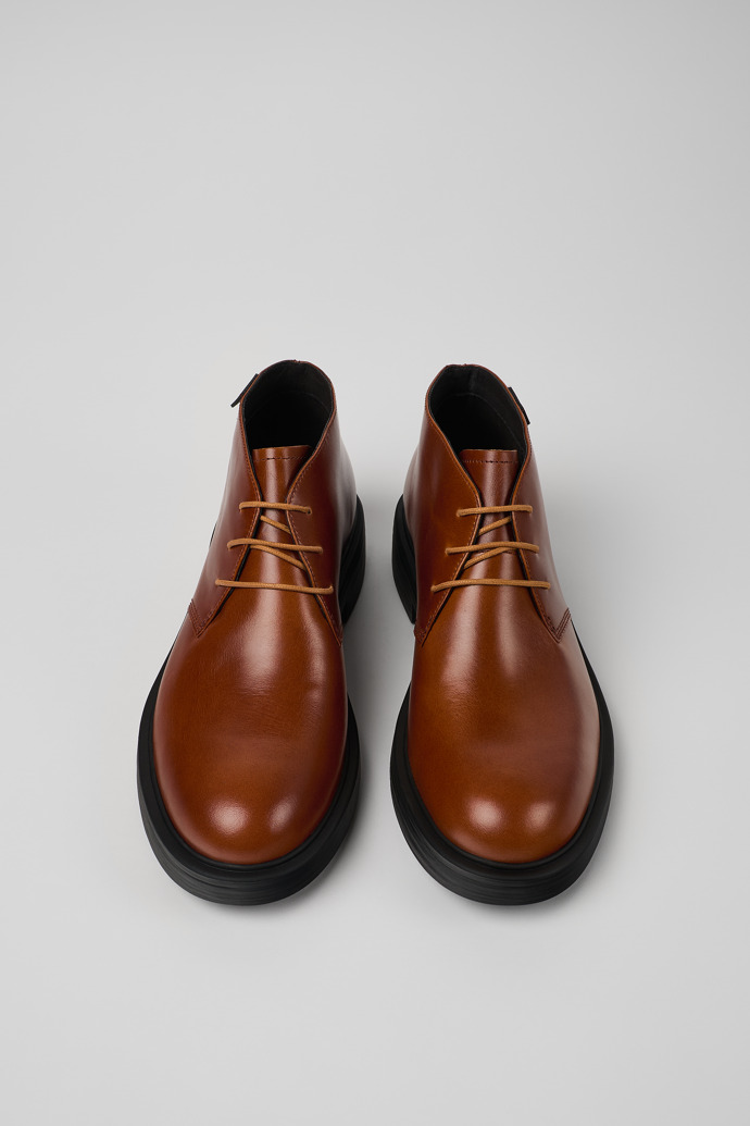 Camper Dean - Braune Herrenstiefelette aus Leder