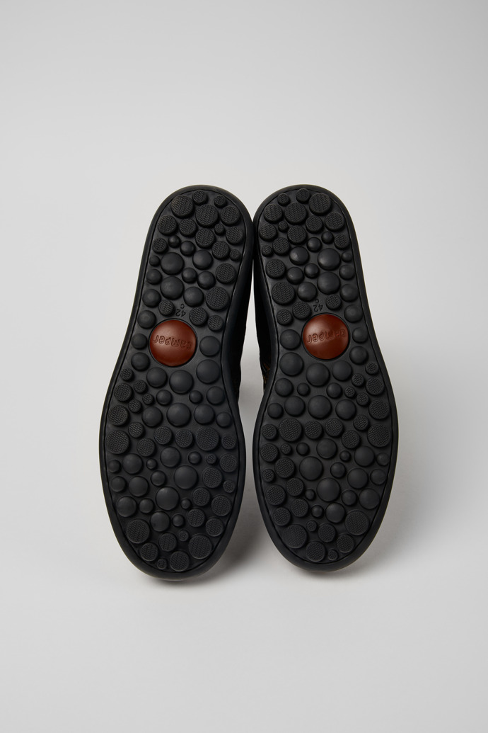 Camper Pelotas - Schwarzbraune Herrenstiefel aus Leder