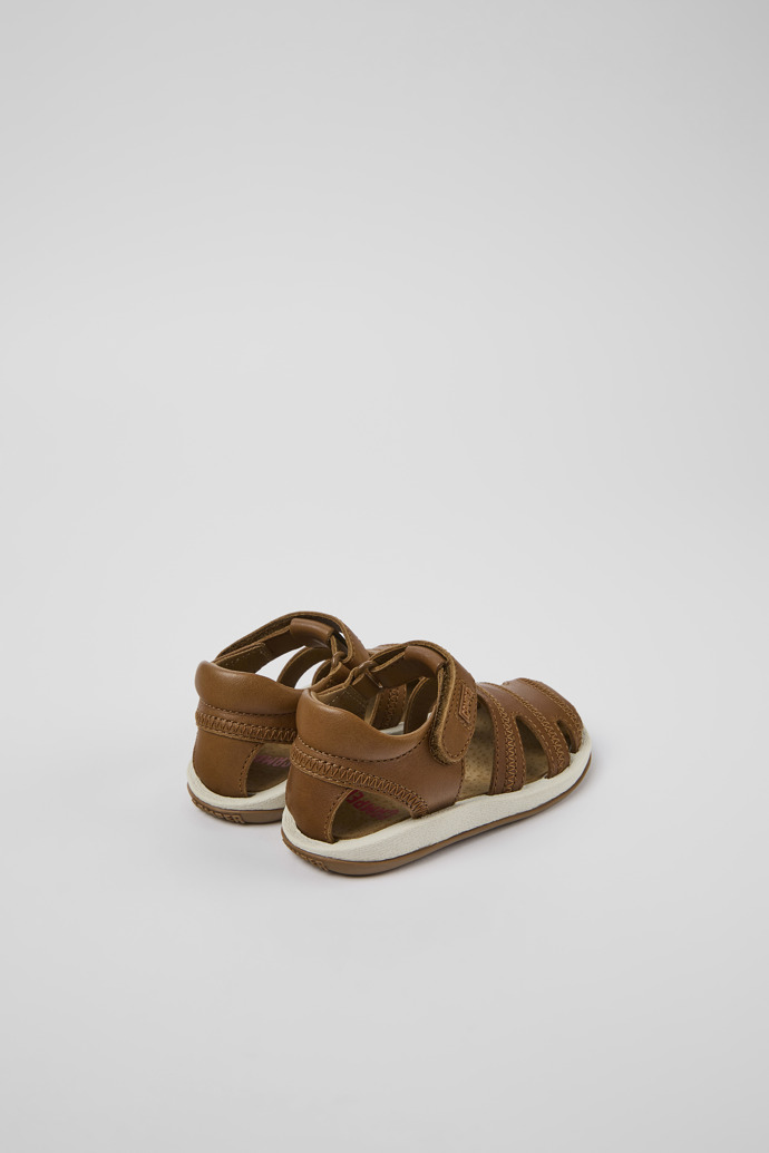 Camper Bicho - Braune Ledersandalen