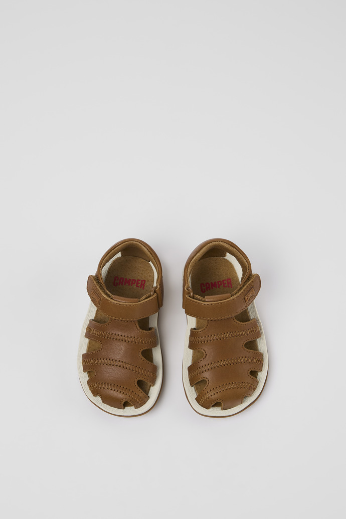 Camper Bicho - Braune Ledersandalen