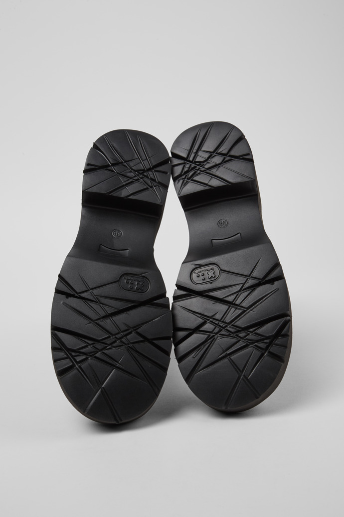 Camper Milah - Schwarze Damenstiefelette aus Leder