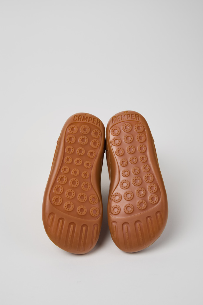 Camper Peu - Braune Kinderstiefelette aus Nubukleder.