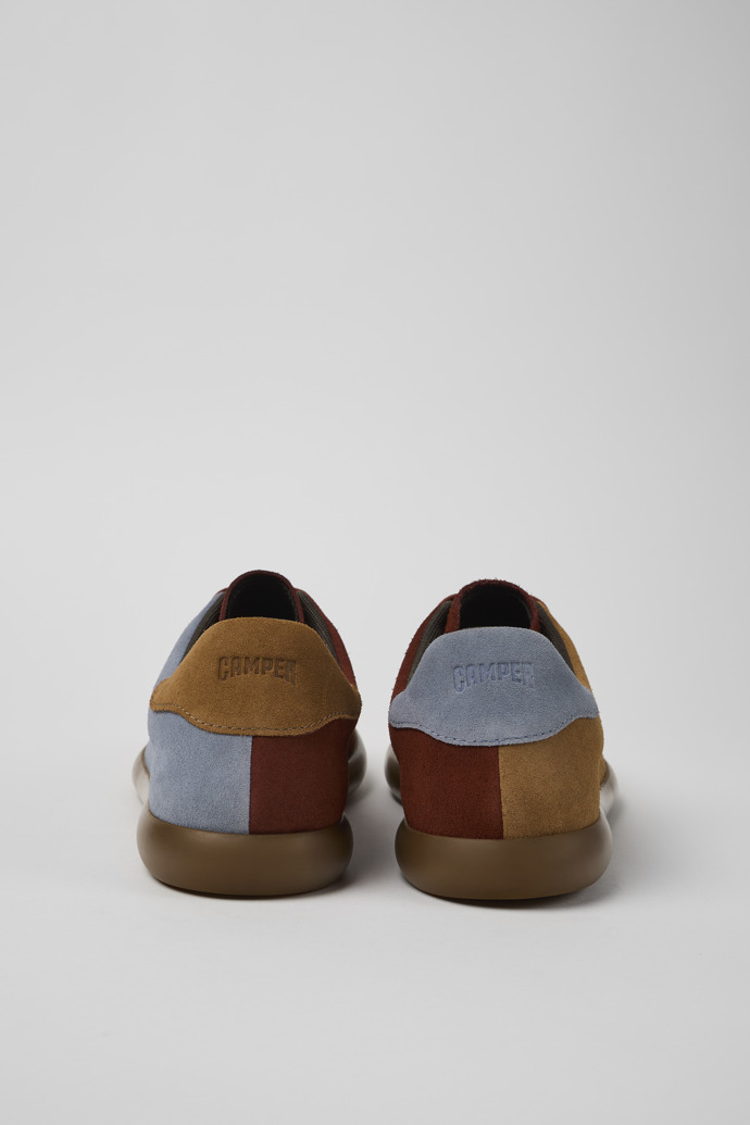 Camper Twins - Rotbrauner Herrensneaker aus Nubukleder