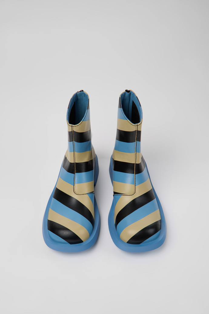 Camper MIL 1978 - Mehrfarbige Damenstiefelette aus Leder