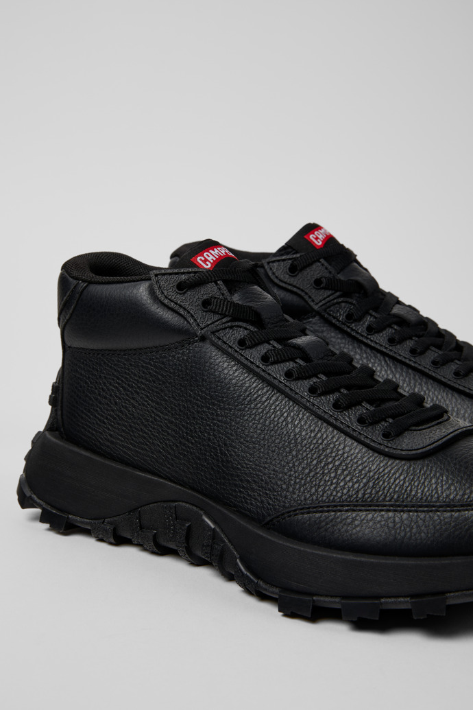 Camper Drift Trail - Schwarze Sneaker-Boots aus Leder für Damen.