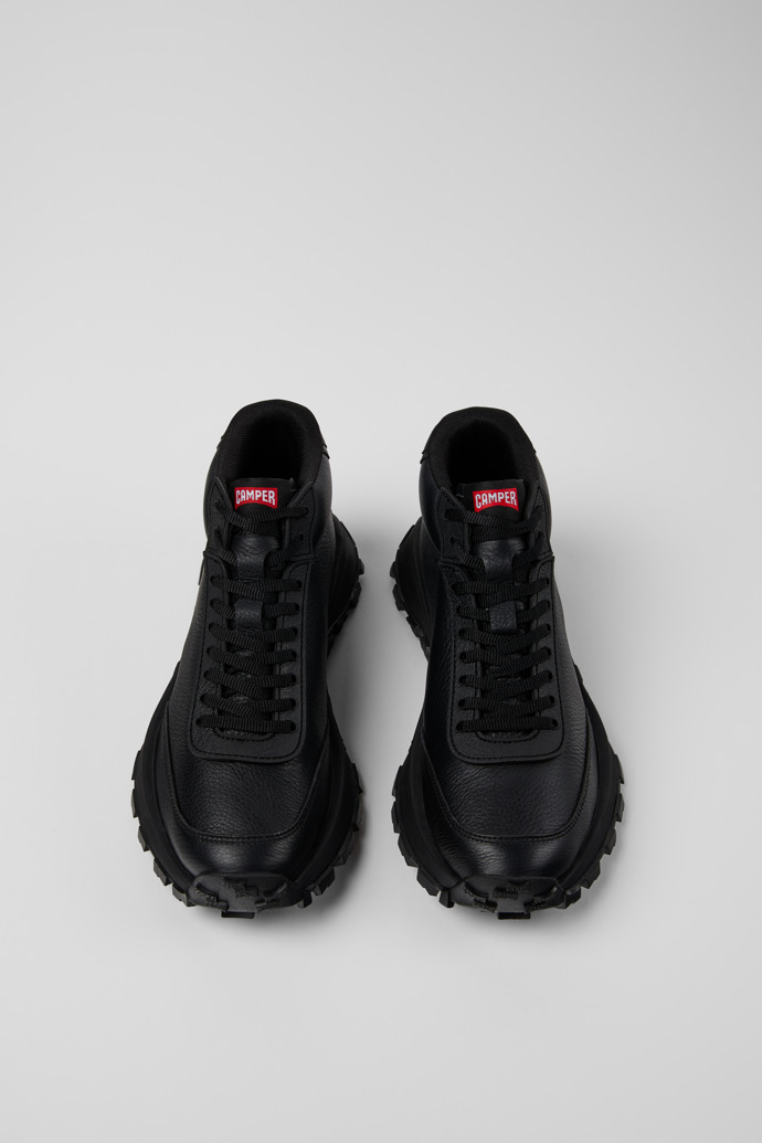 Camper Drift Trail - Schwarze Sneaker-Boots aus Leder für Damen.
