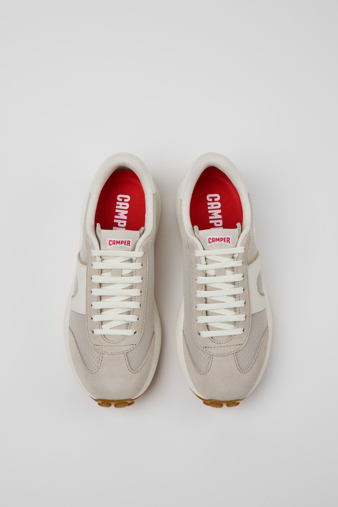 Camper Pelotas Athens - Mehrfarbiger Damensneaker aus Recycling-PET und Nubukleder.