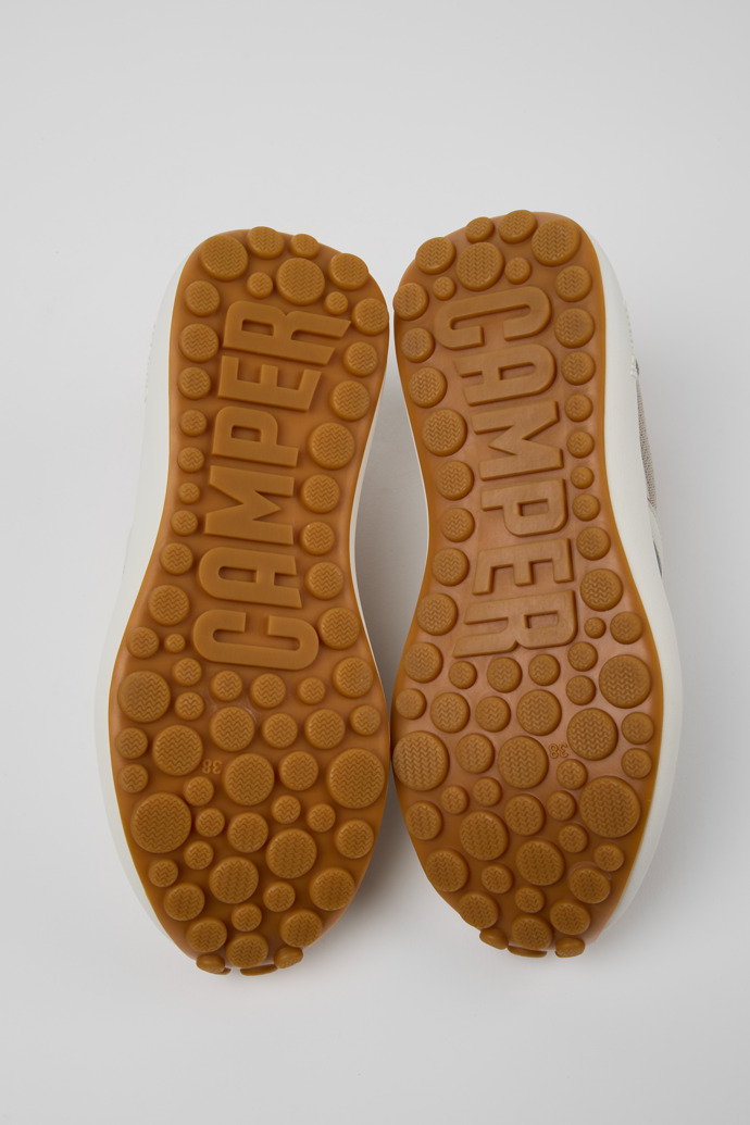 Camper Pelotas Athens - Mehrfarbiger Damensneaker aus Recycling-PET und Nubukleder.
