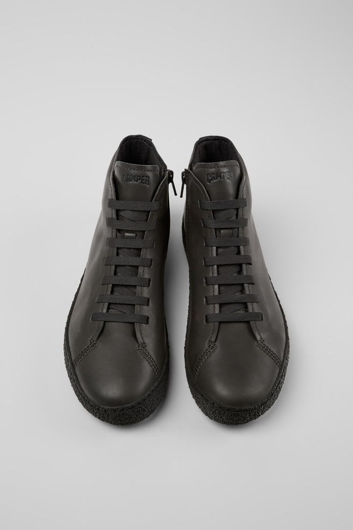 Camper Peu Terreno - Grauer Desert-Boot aus Leder für Herren