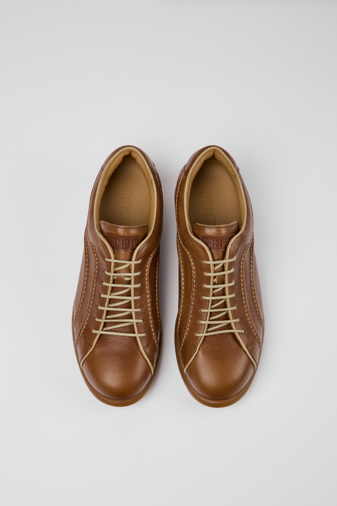 Camper Pelotas - Brauner Herrensneaker aus Leder