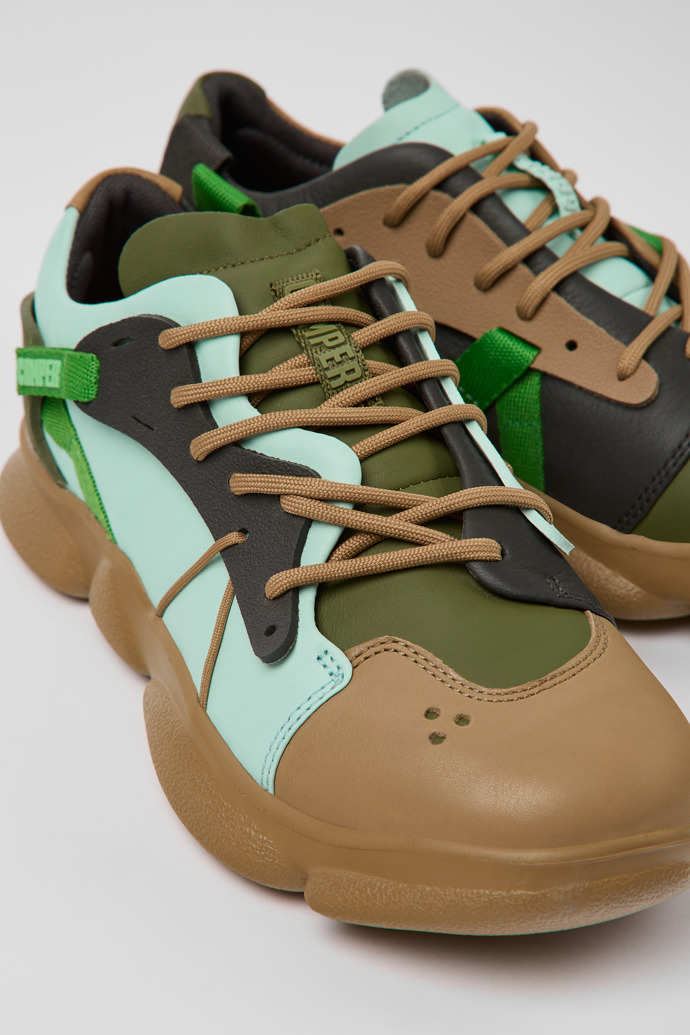 Camper Twins - Mehrfarbige Damensneaker aus Leder/Textil
