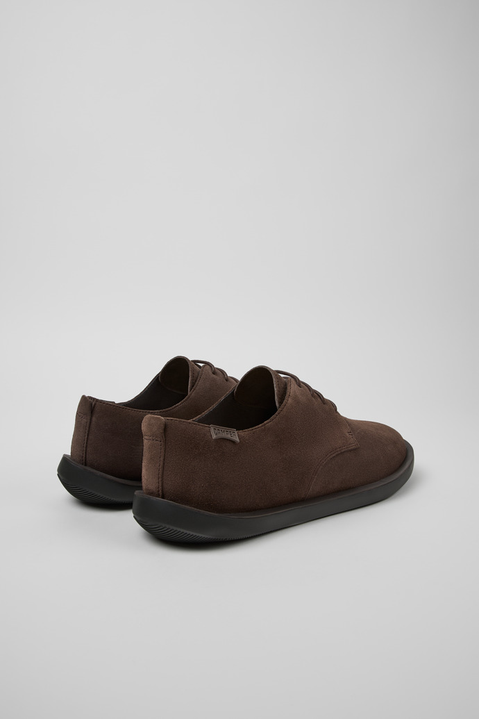 Camper Wagon - Brauner Herrenschuh aus Nubukleder.