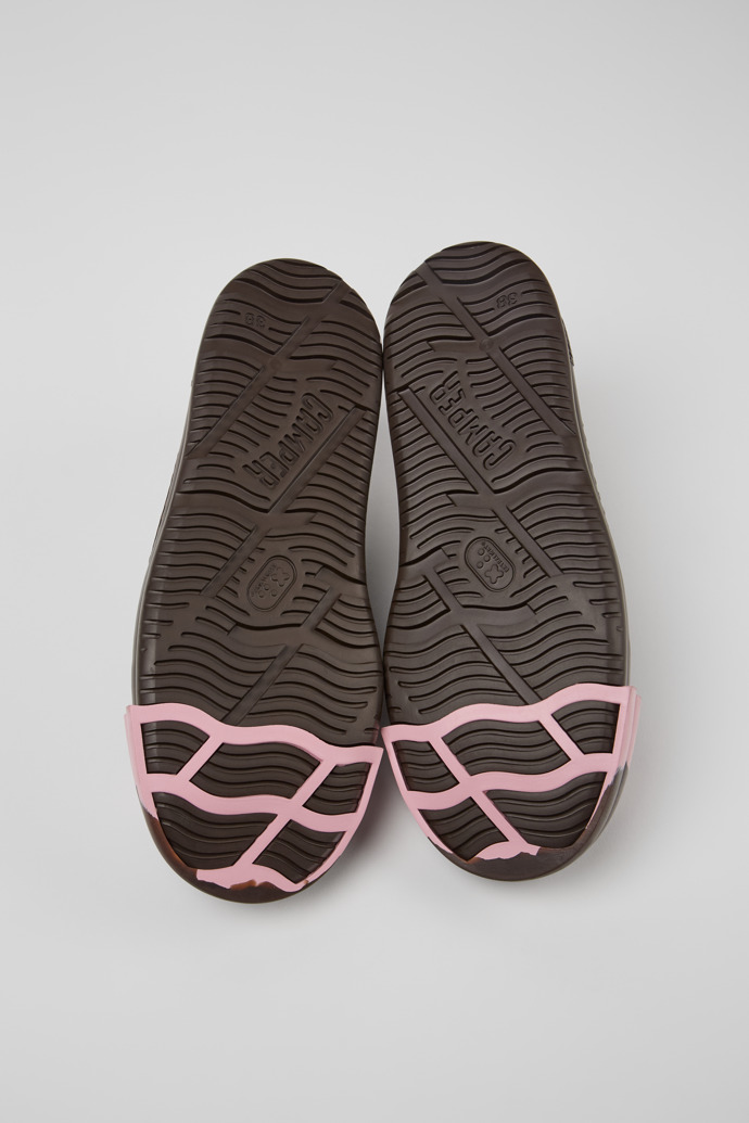 Camper Junction Runner - Braune Damensneaker aus Nubukleder.