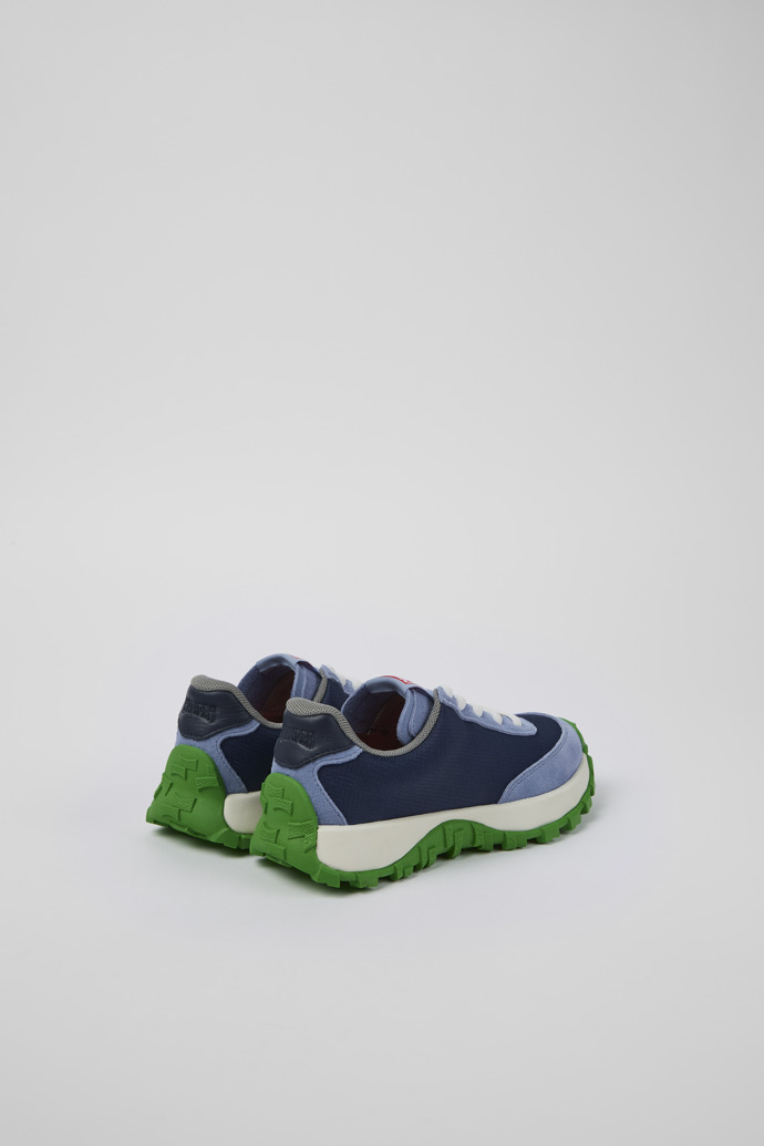 Camper Drift Trail - Blauer Sneaker aus Textil/Nubukleder