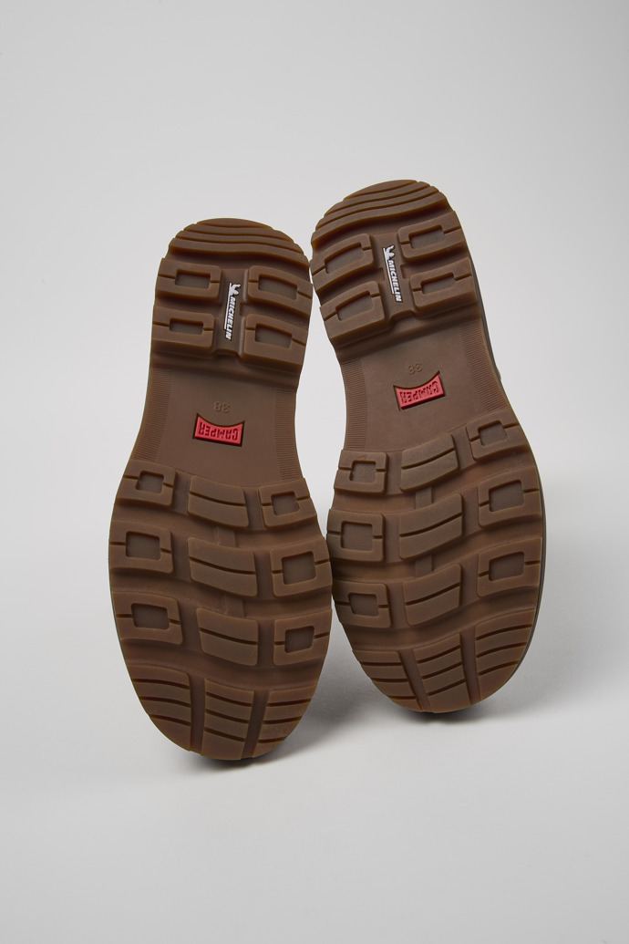 Camper Brutus Trek MICHELIN - Brauner Damenstiefel aus Nubukleder