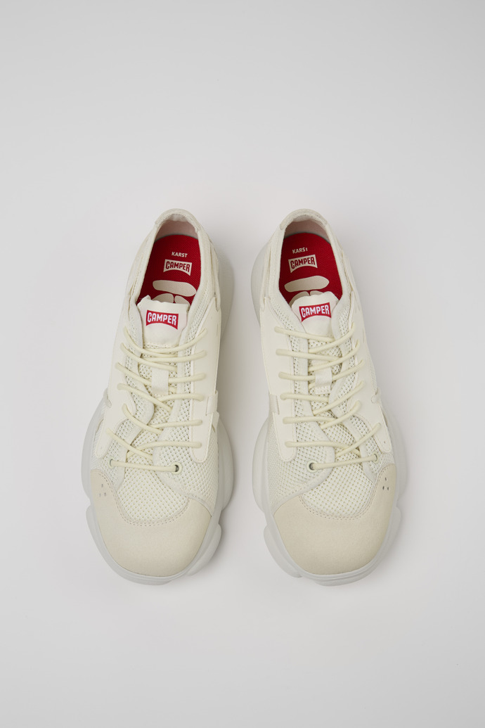 Camper Karst Sorona® - Weißer Herrensneaker aus Textil