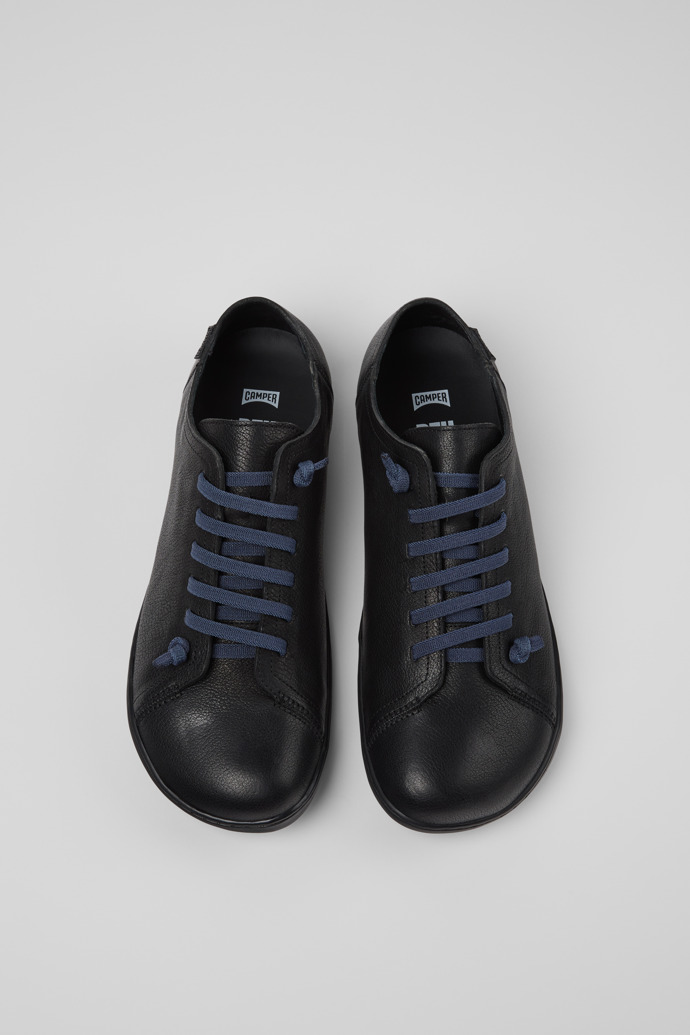 Camper Peu - Schwarzer Herrenschuh aus Leder.