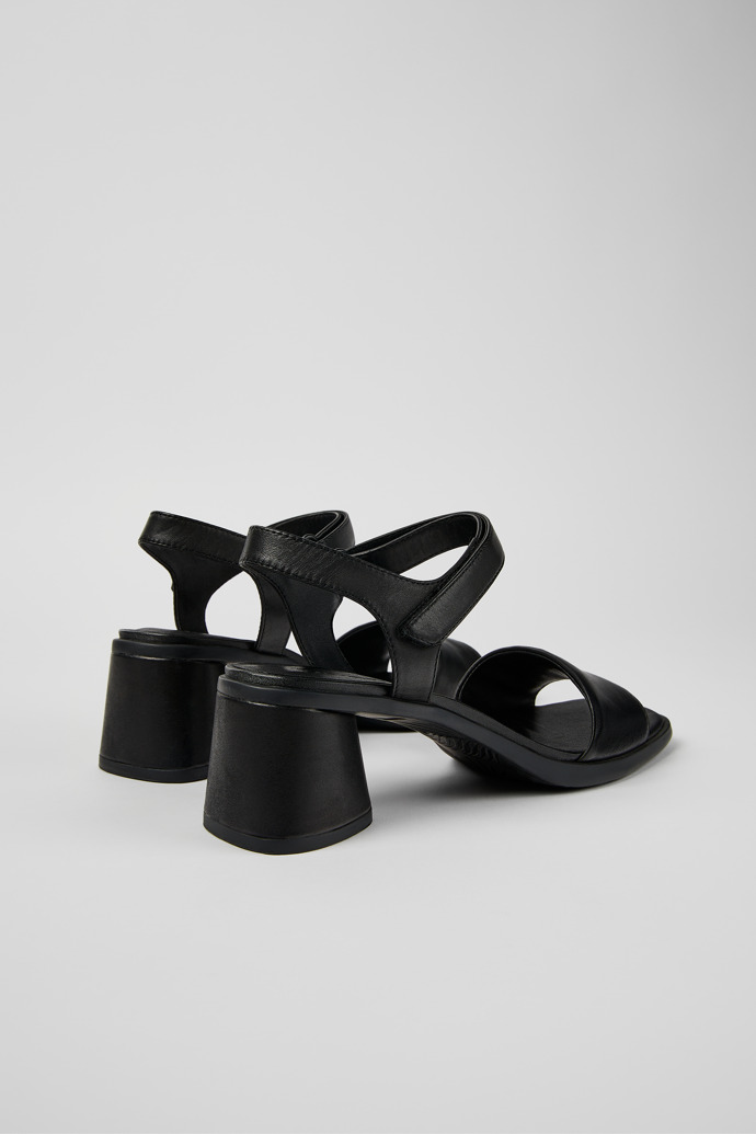 Camper Kiara - Schwarze Ledersandalen für Damen