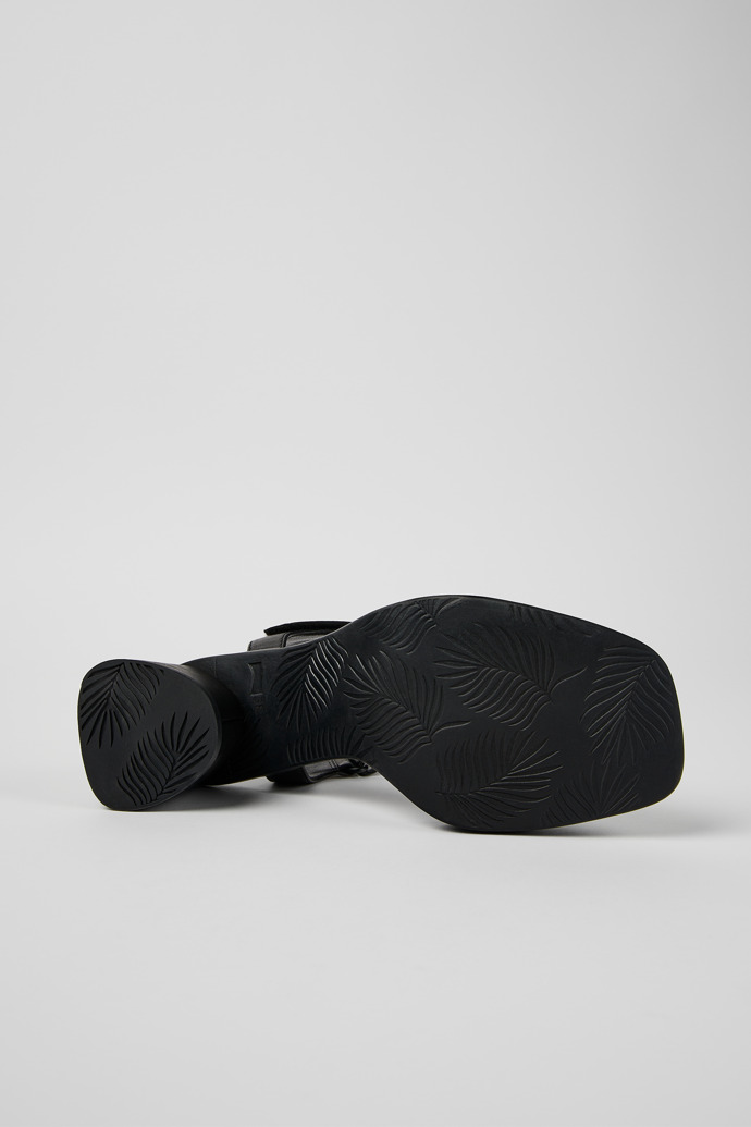 Camper Kiara - Schwarze Ledersandalen für Damen