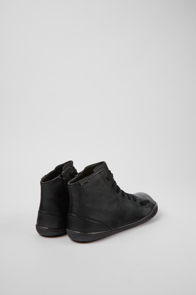 Camper Peu - Schwarzer Stiefeletten aus Leder für Damen.