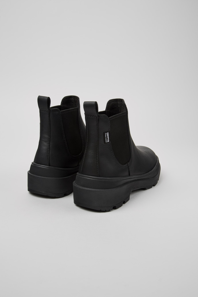 Camper Brutus Trek HYDROSHIELD® MICHELIN - Schwarze Damenstiefelette aus Leder