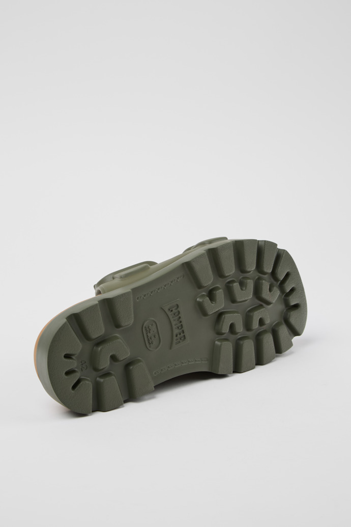 Camper Brutus Sandal - Grüne Herrensandalen aus Synthetik.