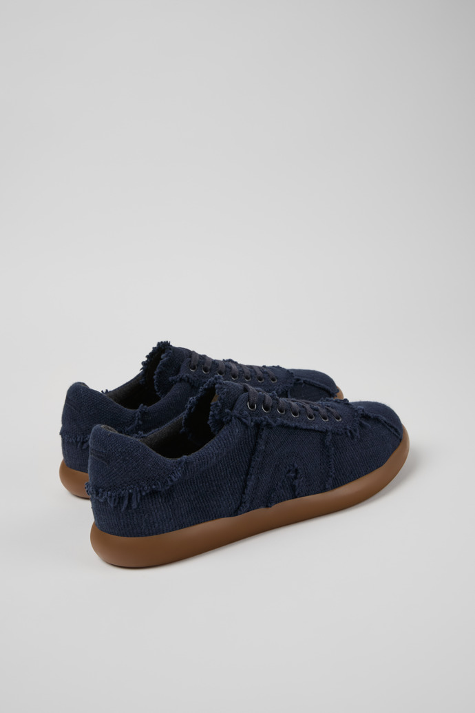 Camper Pelotas Soller - Blauer Herrensneaker aus Bio-Baumwolle.