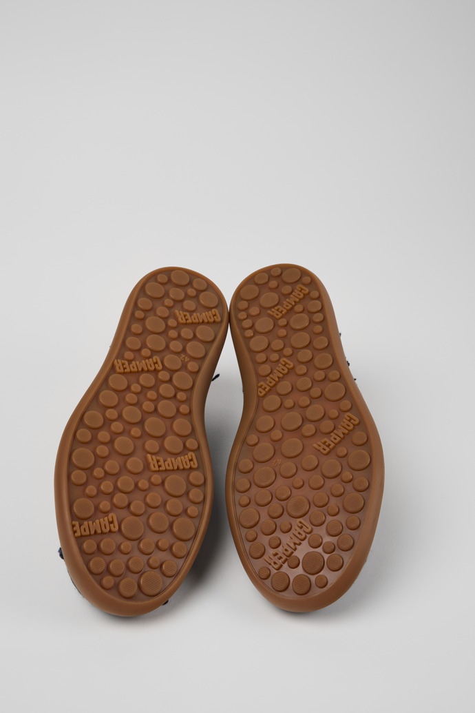 Camper Pelotas Soller - Blauer Herrensneaker aus Bio-Baumwolle.