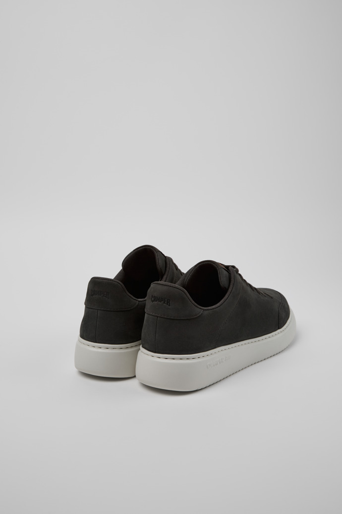 Camper Runner K21 - Grauer Herrensneaker aus Nubukleder.