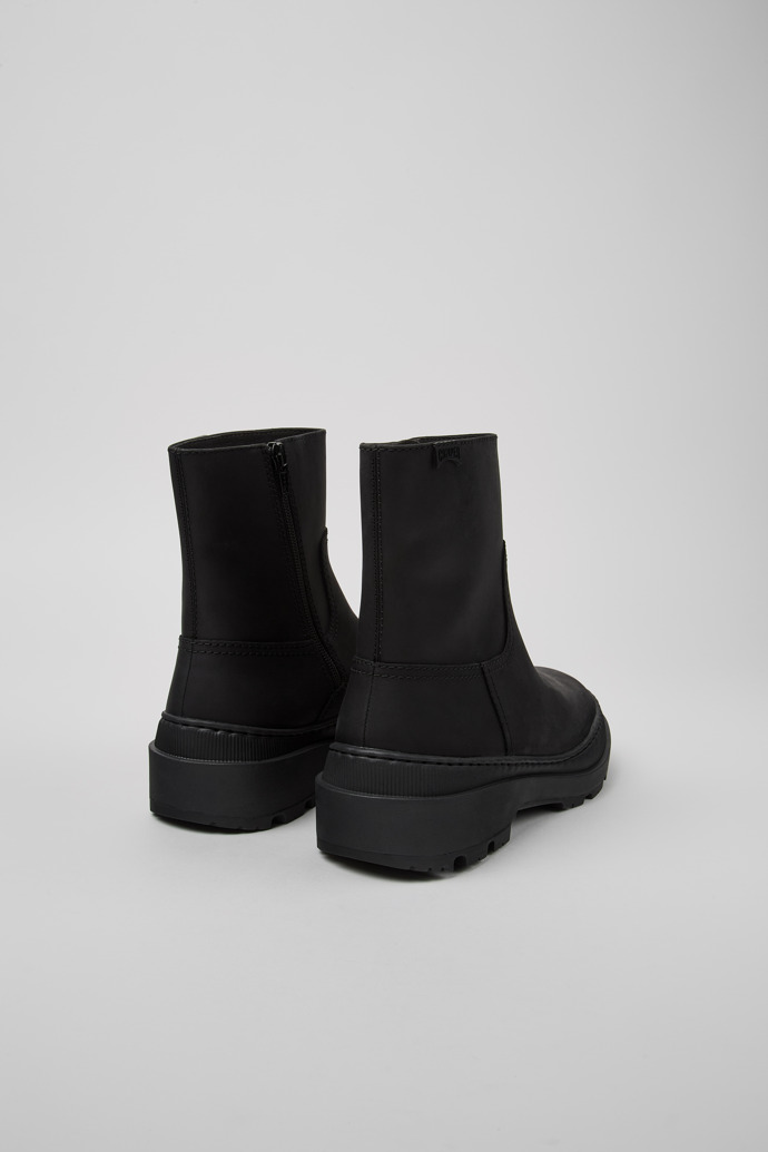 Camper Brutus Trek MICHELIN - Schwarzer Damenstiefel aus Nubukleder